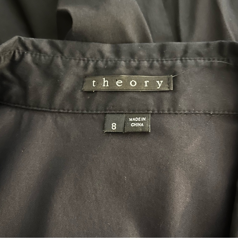 Theory | Timandra Impeccable Collar Button Front … - image 6